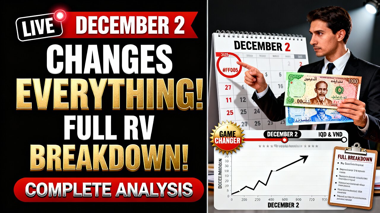 ⚡ December 2 Will Change Everything – Full Dinar & Dong RV Breakdown! 💥 Iraqi Dinar News Today