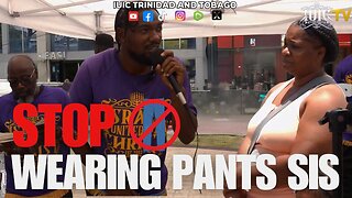 STOP WEARING PANTS SIS!