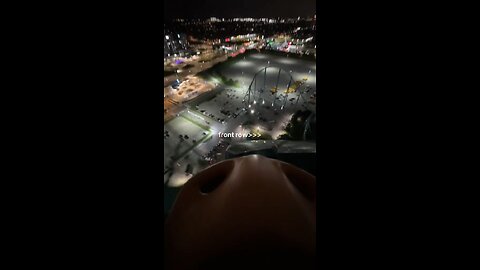 Front row has an amazing view