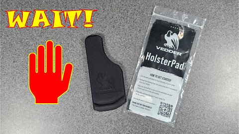 Vedder Holster Pad - REVIEW!