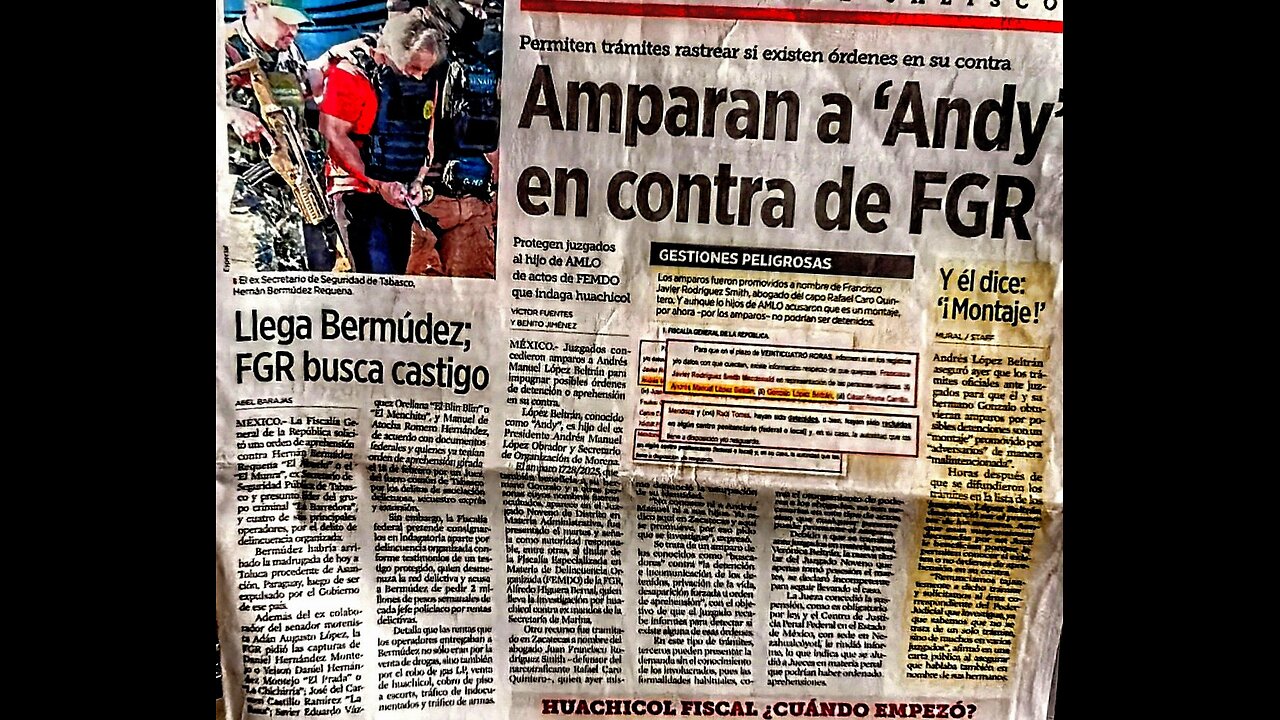 🇲🇽 Cadena Perpetua Para Adán Augusto❗