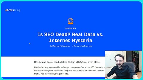 Is SEO Dead? Real Data vs. Internet Hysteria - Article Review