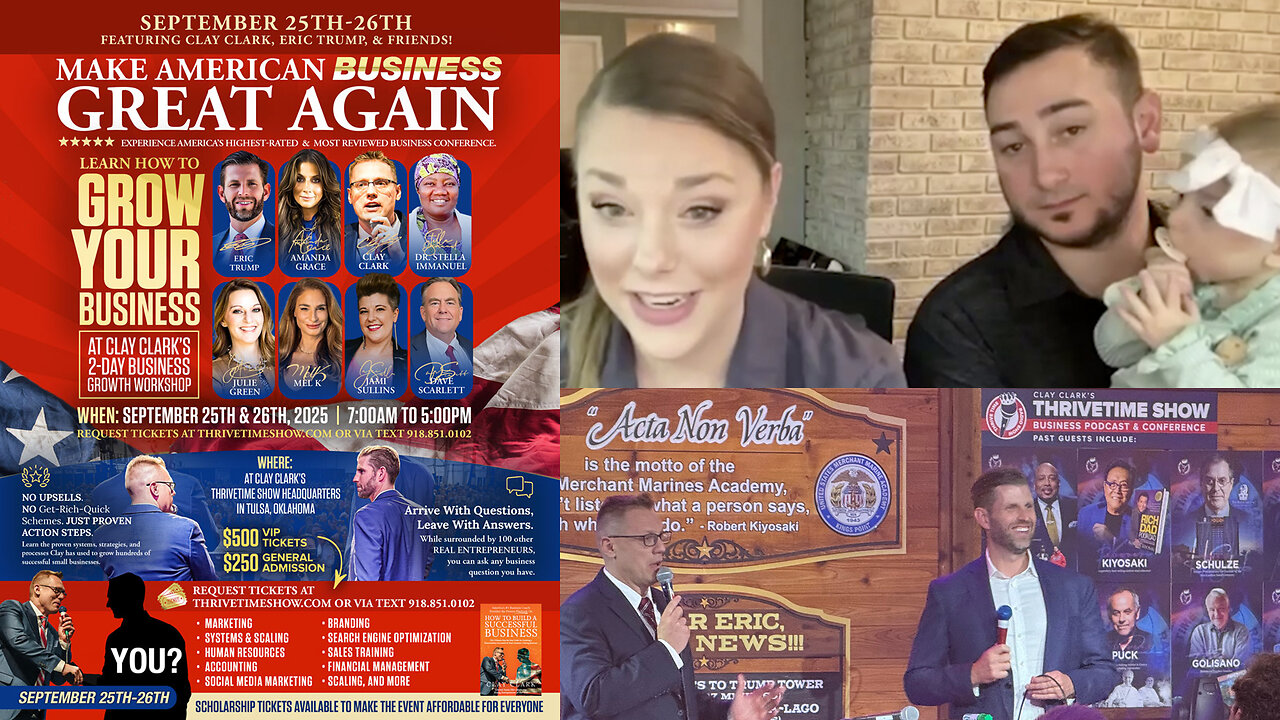 Business Coach | How to Create Habitual Success By Determining Your Core Repeatable Actionable Processes & Scheduling the Time to Do Them + Join Eric Trump At Clay Clark's Sept. 25-26 Business Conf. (244 Tix Remain)