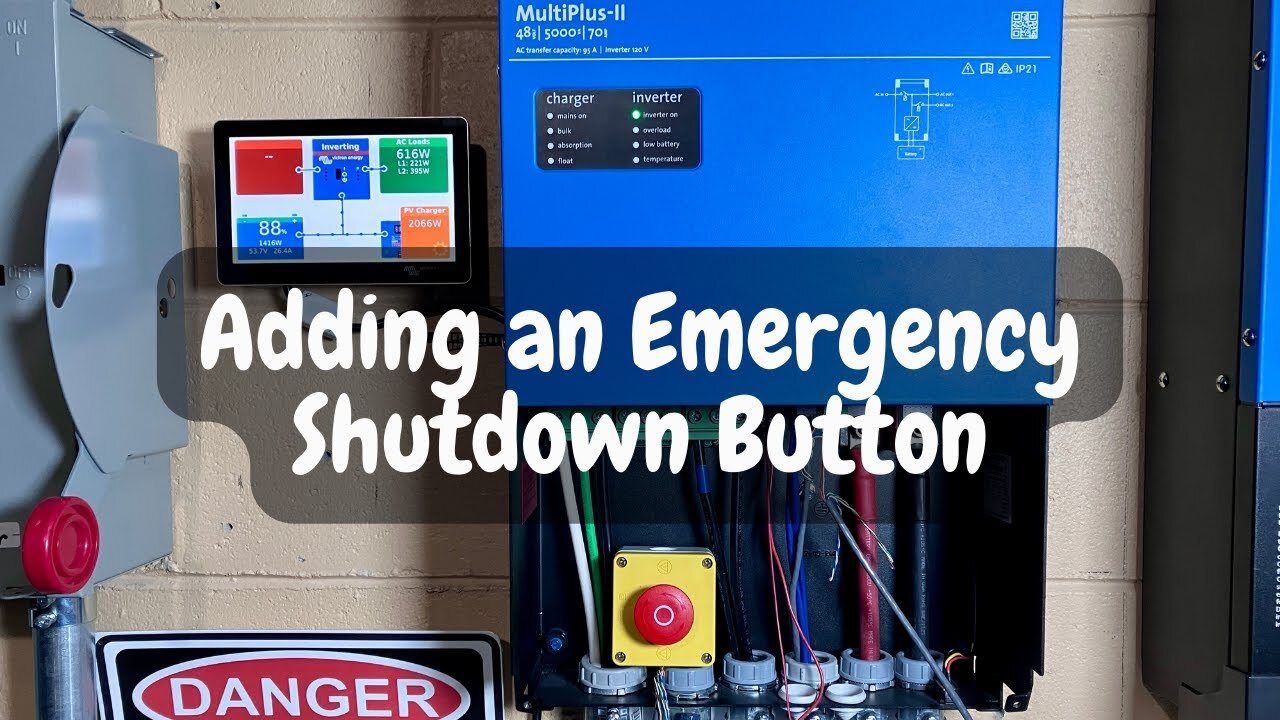 Installing a Rapid Shutdown (RSD) for My Victron Inverters & Solar Panels