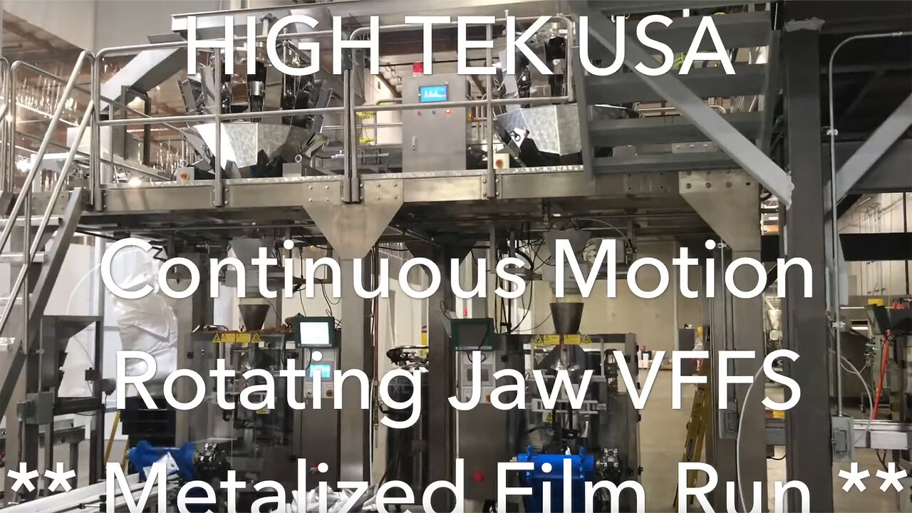 High Speed Dual Scale and Bagger Line | Continuous Motion Vertical Form Fill Seal High Tek USA