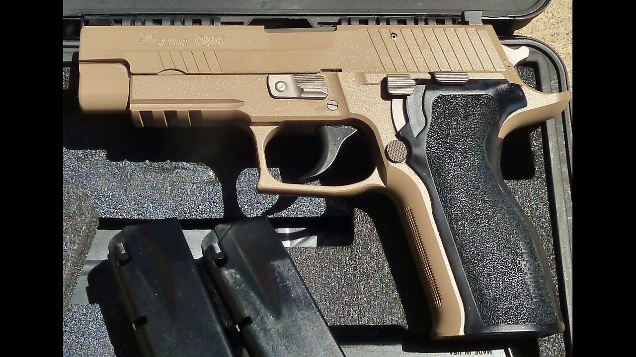 Sig Sauer P226 TacOps - Desert Ready
