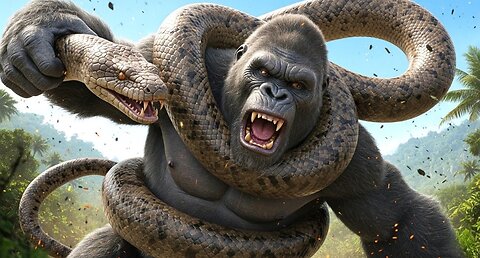 King Kong vs Anaconda: The Deadliest Jungle Clash Ever!