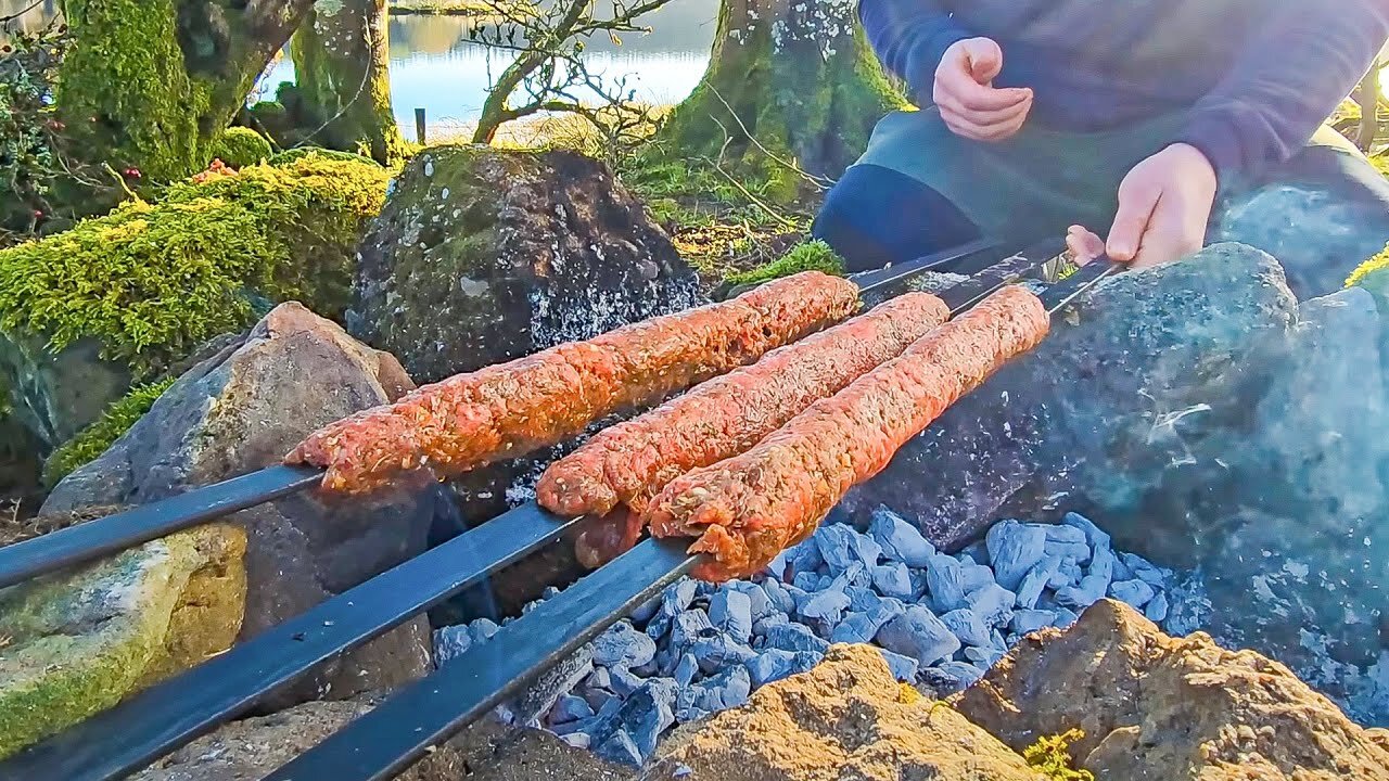 🔥 FIRE-GRILLED Lamb Kebabs – The ULTIMATE Mediterranean Experience! 🍢