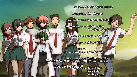 Heaven's Lost Property - Ikaros the teacher walking