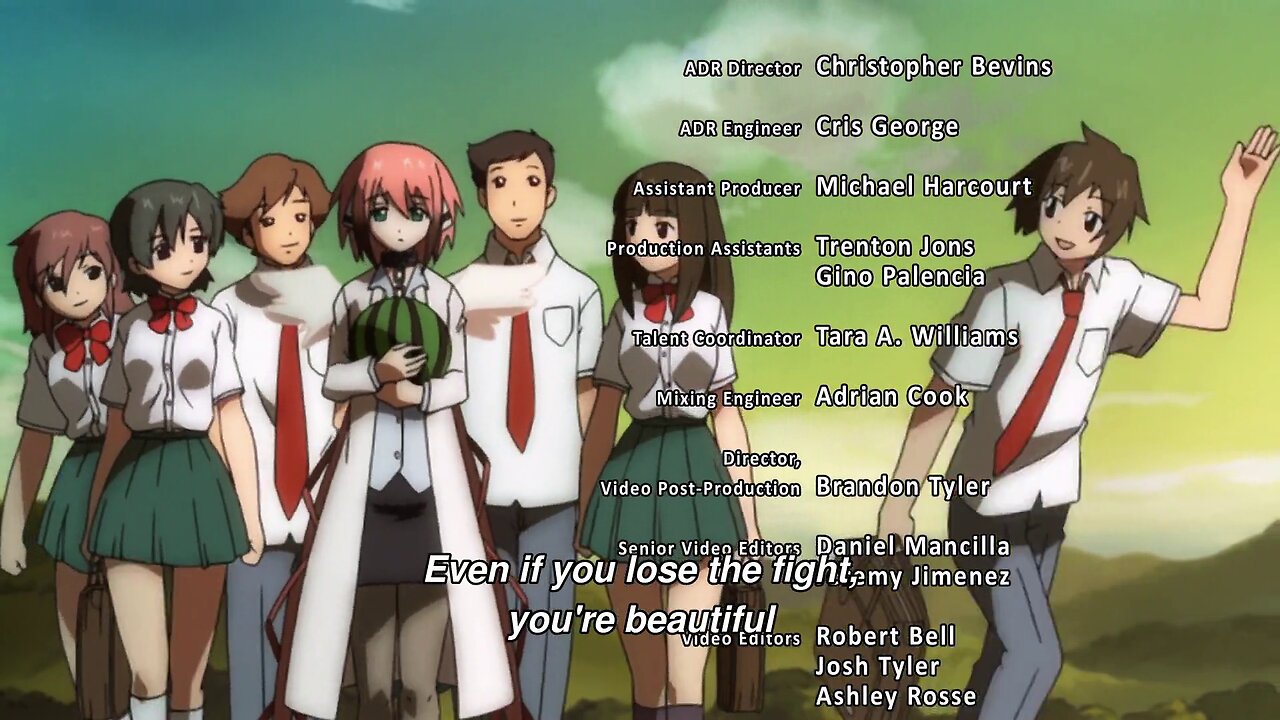 Heaven's Lost Property - Ikaros the teacher walking