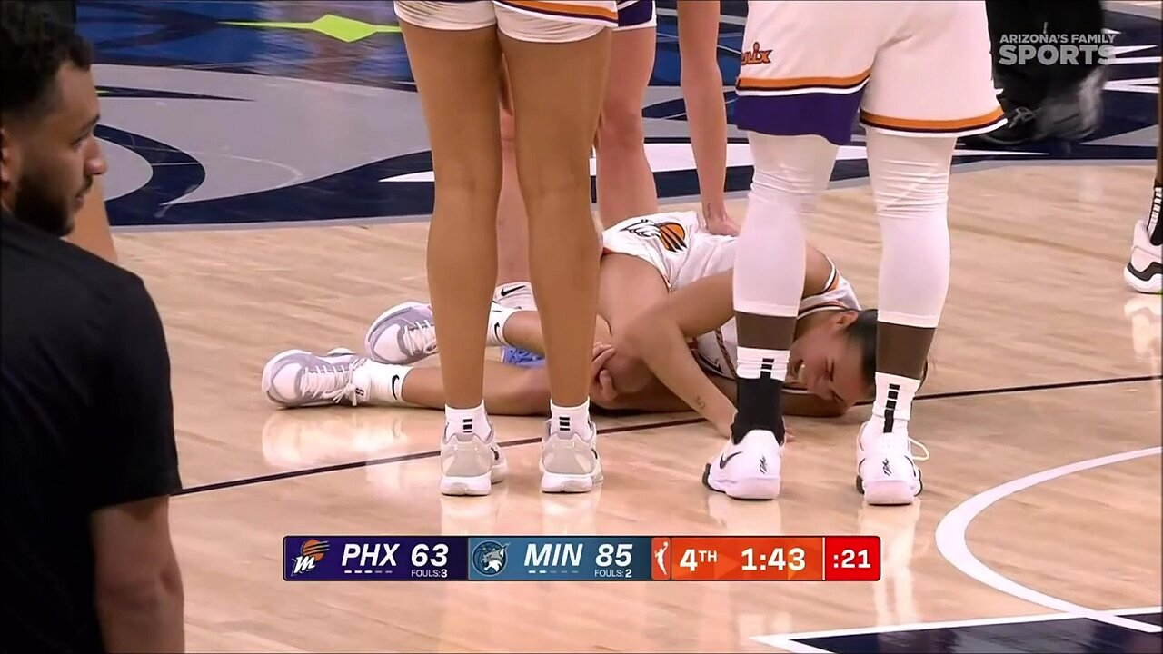 💔 KNEE INJURY in FIRST GAME for rookie McConnell | Phoenix Mercury WNBA women's basketball