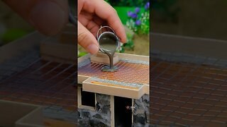 You Won't Believe What Happens When You Use Small Stones to Build a House #shortsvideo #diy