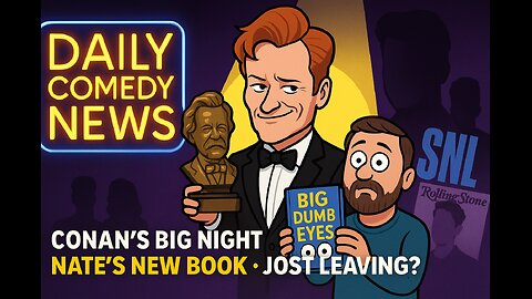 Conan on Netflix, Nate Bargatze's New Book, Jost leaving SNL?