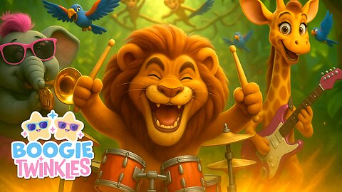 Toddler Songs About Animals | Animal Band Boogie | Boogie Twinkles Nursery Rhymes & Kids Songs