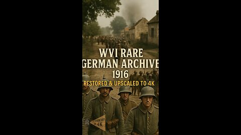 High Above the Front: WW1 German Zeppelin Archive Restored in 4K! 🚁✨