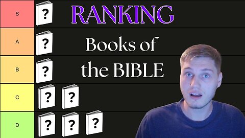 The BEST Bible Books Tier List