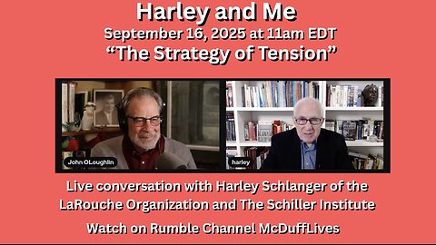 Harley and Me, September 16, 2025: "The Strategy of Tension"