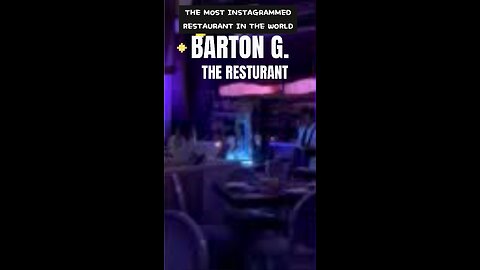 The MOST Instagramable Restaurant In The World - BARTON G. Rumble Short