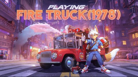 Lets Play Fire Truck from 1978 by Atari