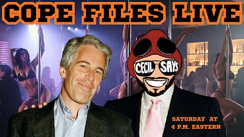 Cope Files Live! -Epstein Drops New Album. More Minnesota Madness