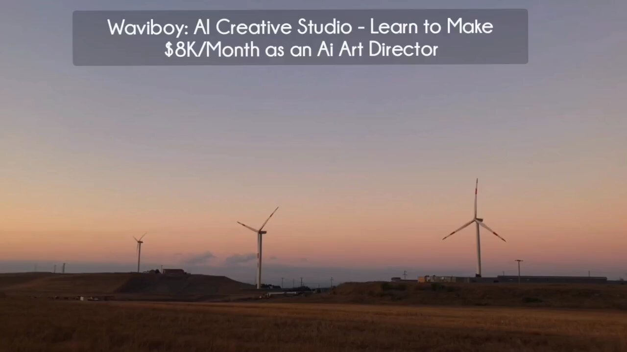 (courseslibrary.com)Waviboy: AI Creative Studio - Learn to Make $8K/Month as an Ai Art Director
