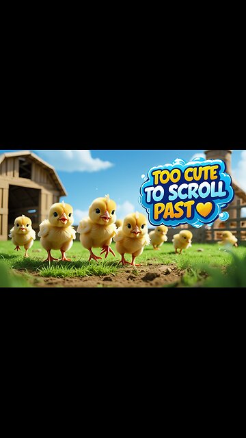 "Feathers of Joy – Pure Farm Vibes 🐥🌿"