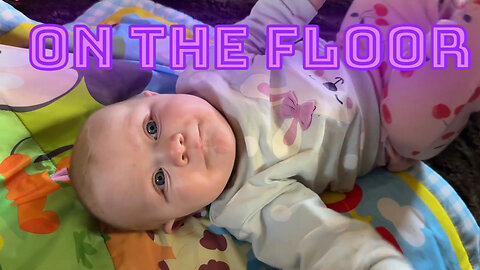 Baby Kayla | Watch This Baby Try Crawling for the First Time!