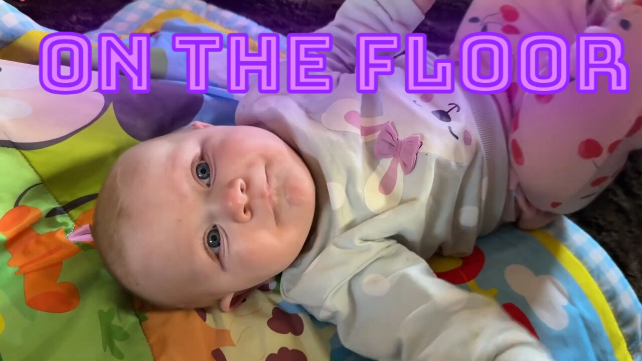 Baby Kayla | Watch This Baby Try Crawling for the First Time!