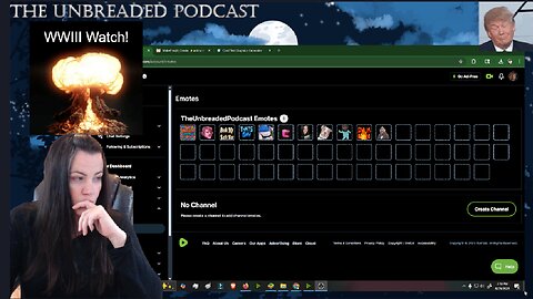 Monday Stream | Making Emotes | WW3 Watch