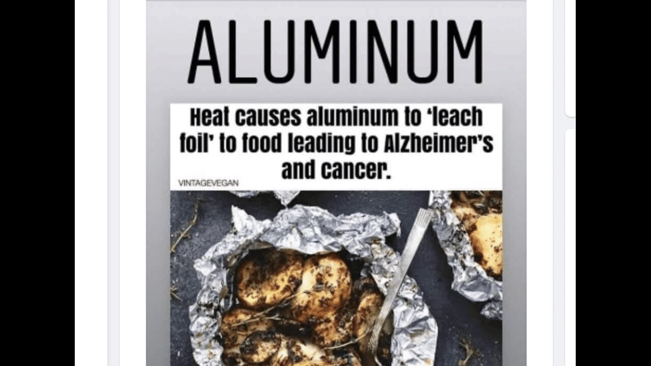 Cooking with aluminum foil - negative health risk