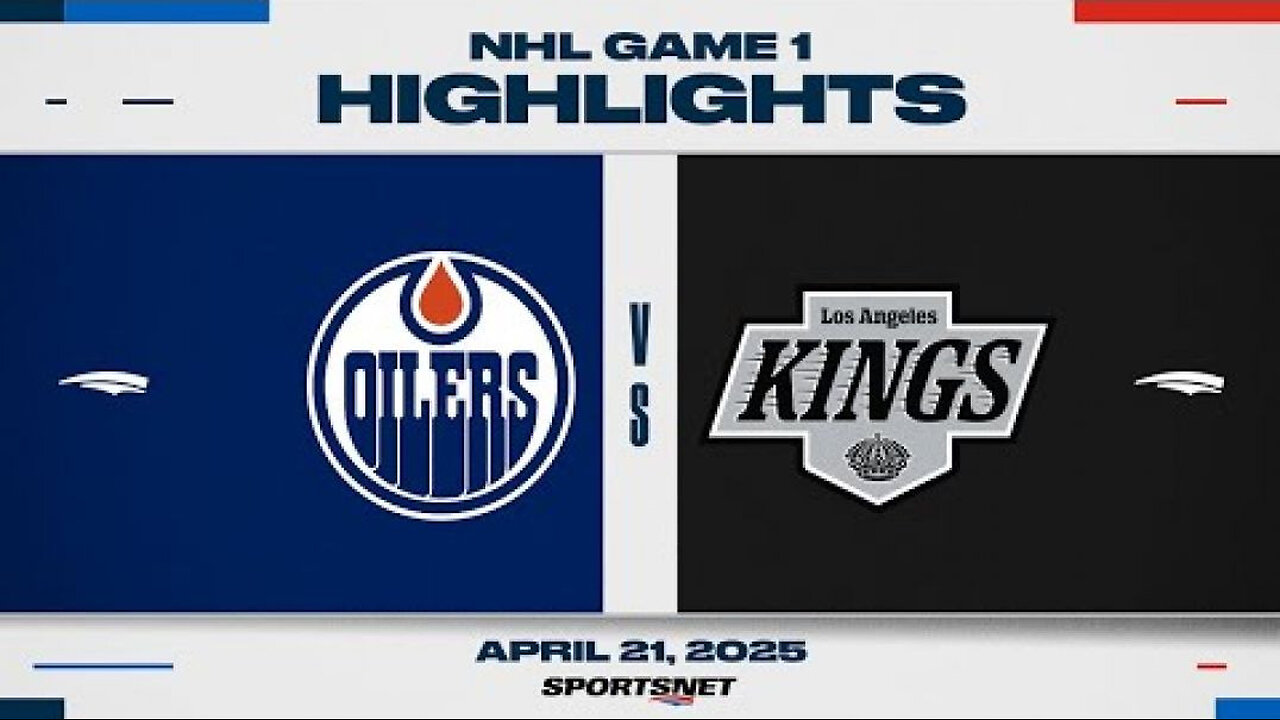 NHL Game 1 Highlights - Oilers vs Kings