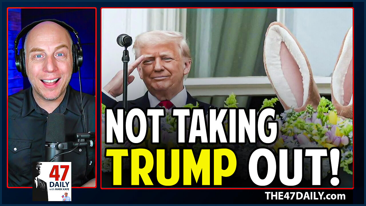 TRUMP Threatens The Easter Bunny at White House Egg Roll!