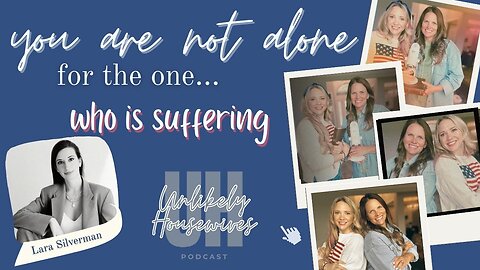 For the One...Who is Suffering