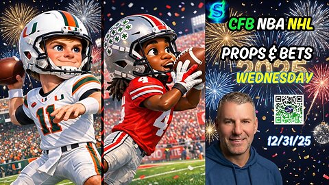 🏈 Best College Football Picks Wednesday | Miami vs OSU | NBA Player Props | NHL PICKS | Prizepicks