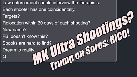 Are Shootings Due to MKUltra? Trump on Soros: RICO! B2T Show, Aug 27, 2025