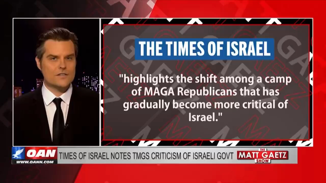 Matt Gaetz: “Why Are We Funding a Nation That Murders Americans?”