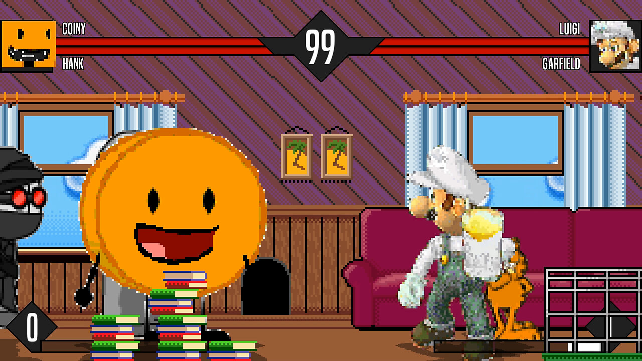 MUGEN - Coiny & Hank vs. Luigi & Garfield - Download