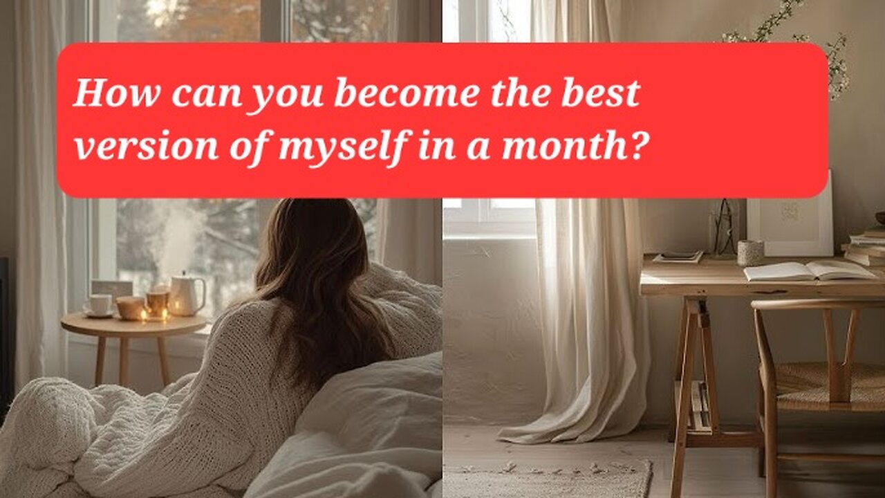 How can you become the best version of yourself in a month?