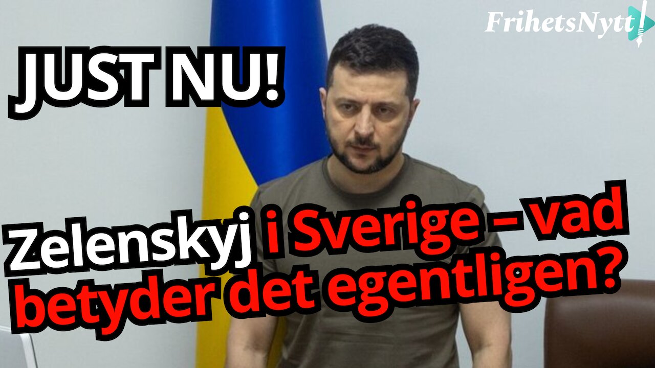 Vad händer egentligen under Zelenskyjs Sverige-besök?