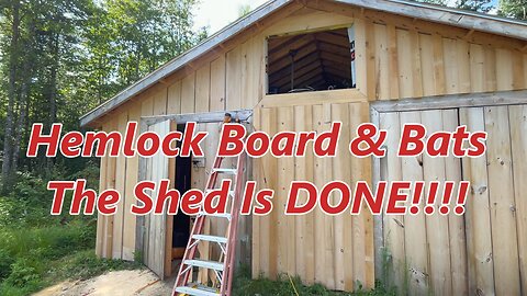 Board & Bats On The Shed