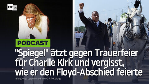 "Spiegel" ätzt gegen Trauerfeier für Charlie Kirk und vergisst, wie er den Floyd-Abschied feierte