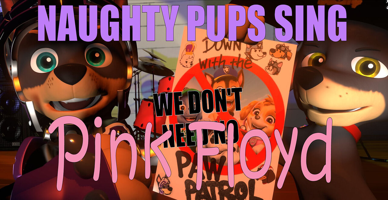 We Don't Need no PAW Patrol! Baddie pups sing Pink Floyd - Another Brick pt.2 (fan animation)