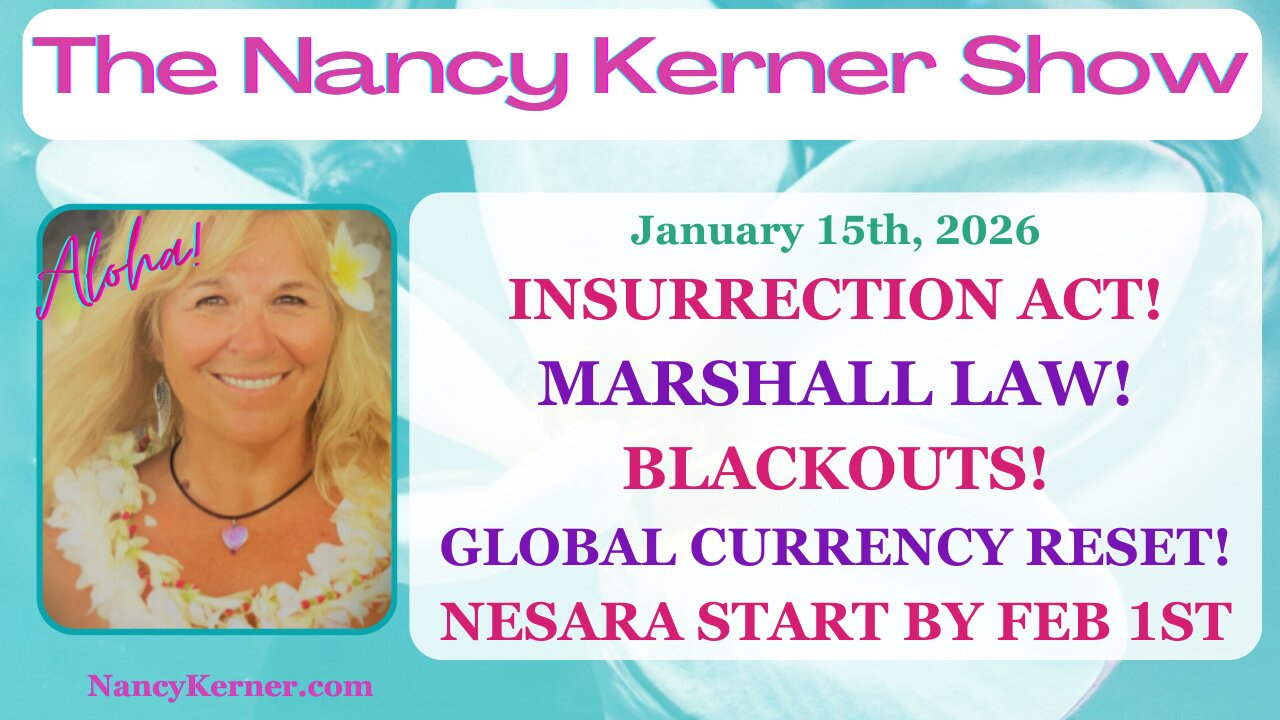 Insurrection Act! Marshall Law! Blackouts! Global Currency Reset! NESARA Start by Feb 1st!