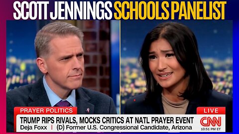 Scott Jennings Checks Deja Foxx on Trump and Christianity