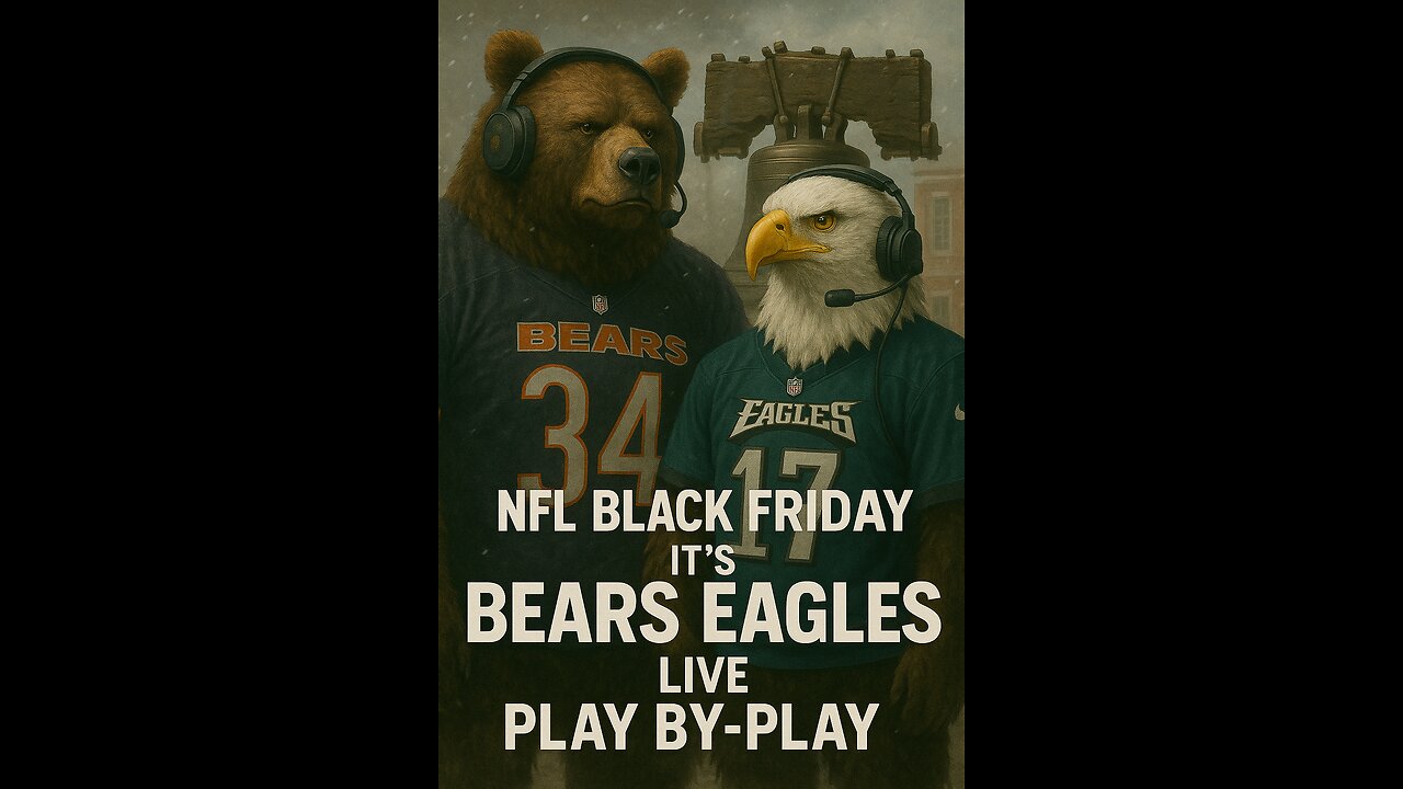 #BLACK #FRIDAY #NFL TODAY IT'S #BEARS #EAGLES #LIVE