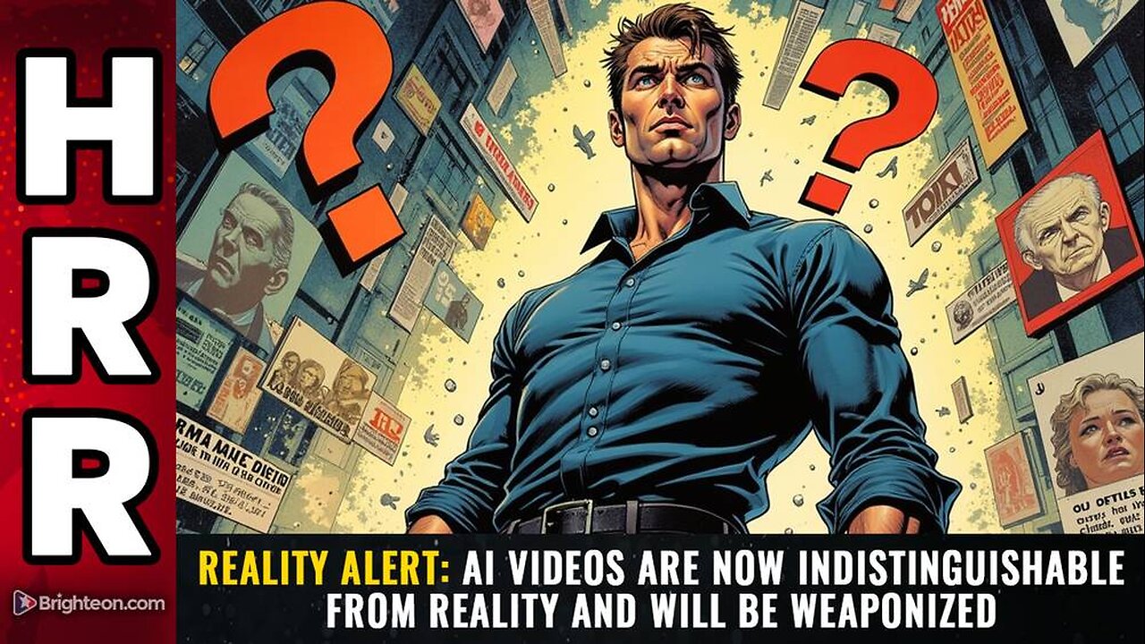REALITY ALERT AI videos are now indistinguishable from reality and will be WEAPONIZED