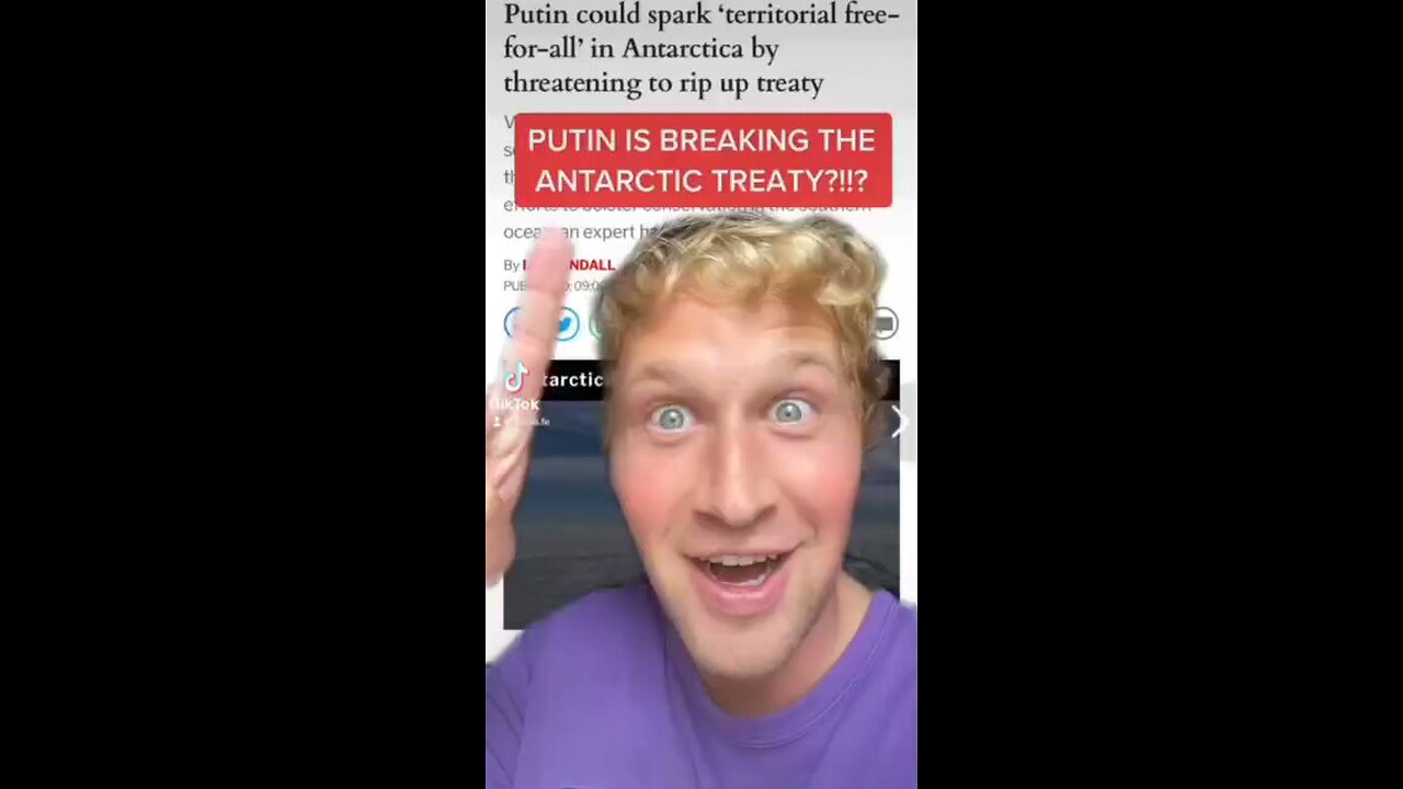 Putin To Break The Antarctic Treaty?