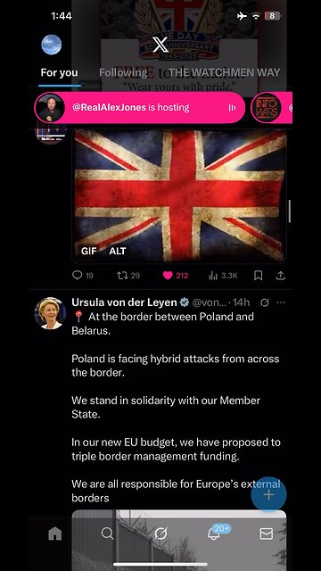 Ursula con der Leyden : border Poland Belarus