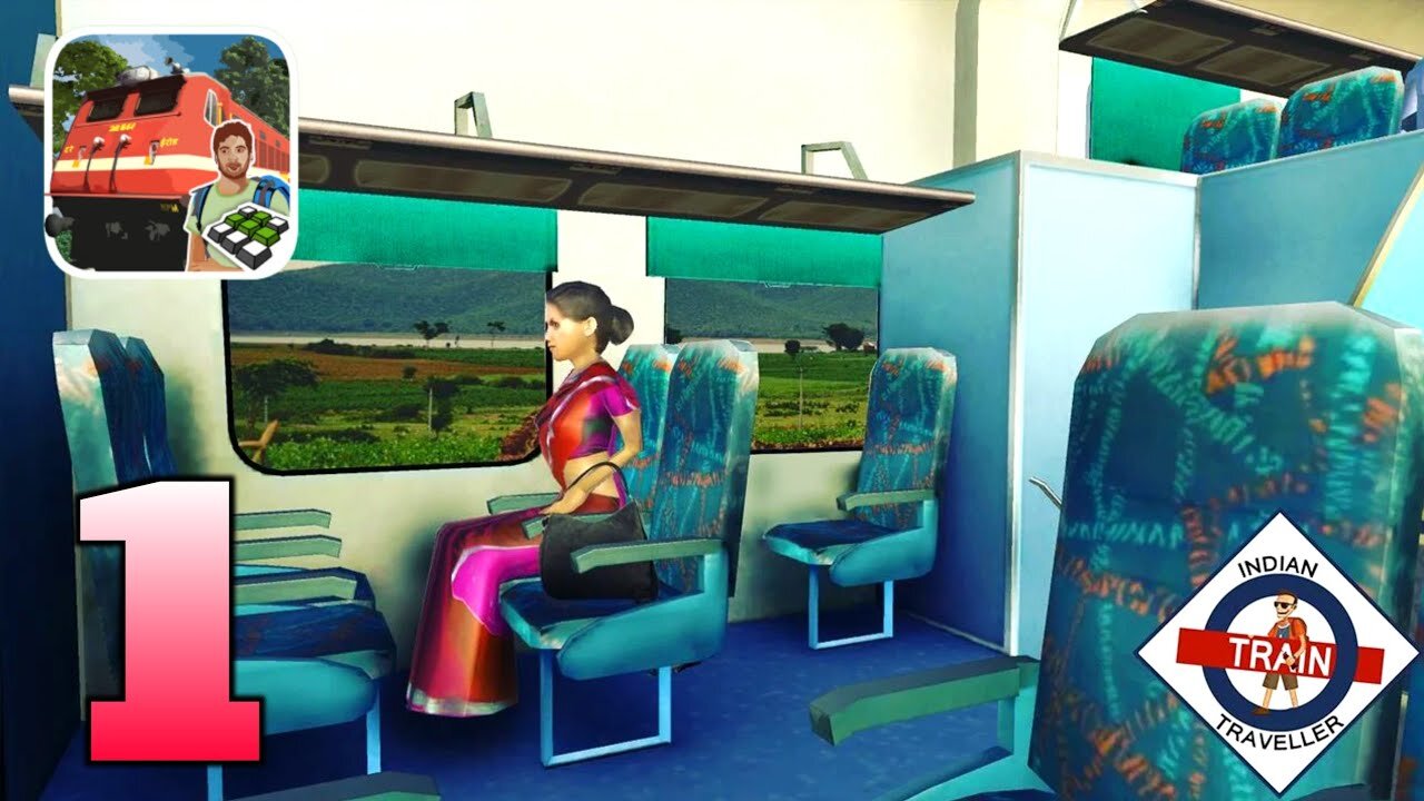 Indian Train Traveller - Train Games Gameplay Walkthrough | Kamal Gameplay | Part 1 (Android, iOS)