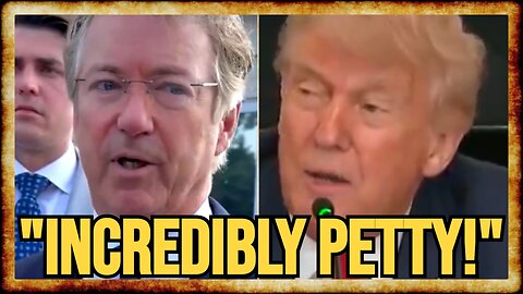 Rand Paul TRASHES Trump's Parade, Gets UNINVITED From WH Picnic